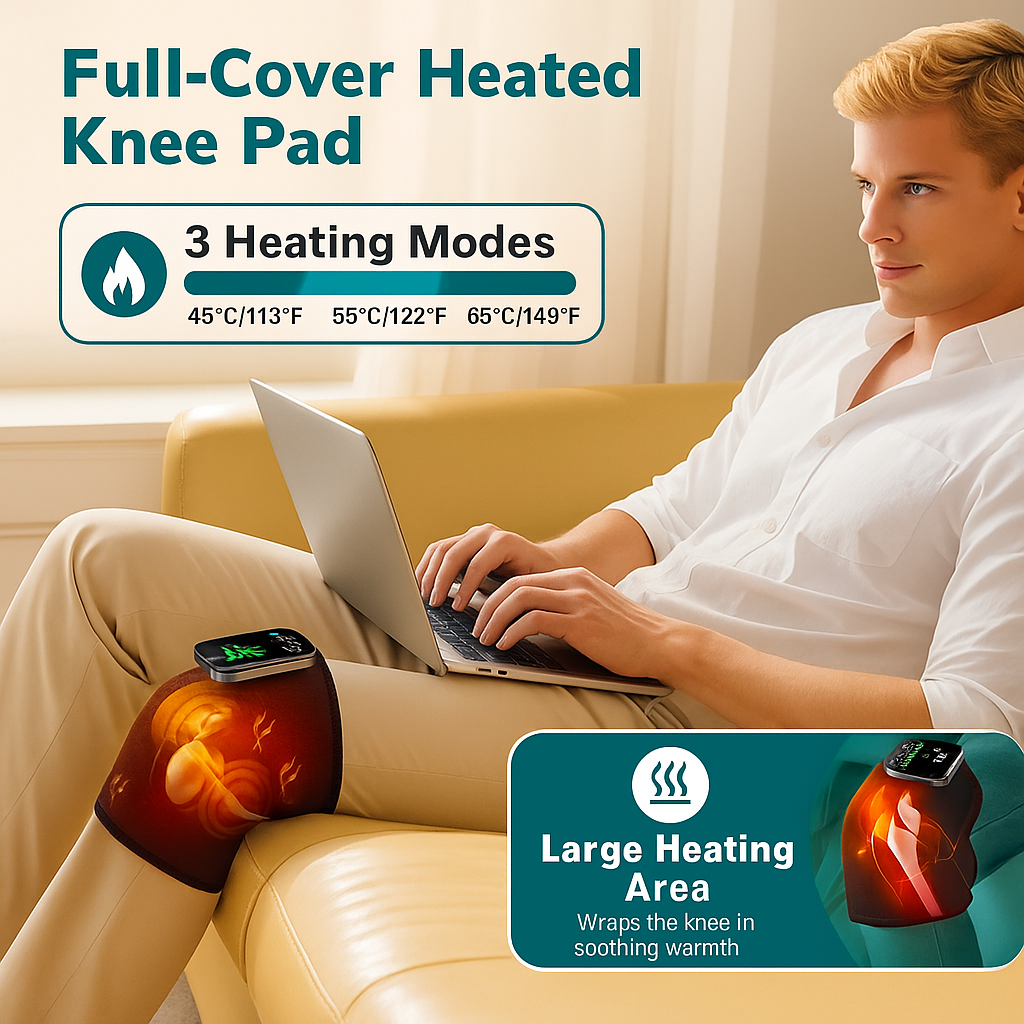 ThermaFlex™ 3-in-1 Heated Massage Wrap