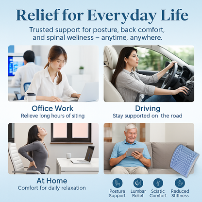 SpinalEase™ - Back Stretcher Pillow