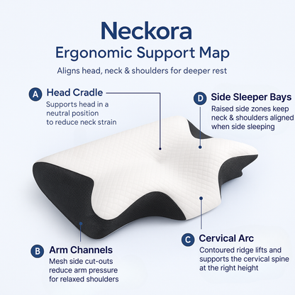 Neckora™ - Memory Sleep Pillow