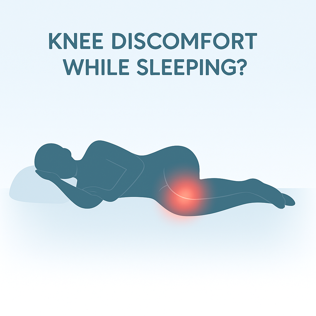 CloudKnee™ - Side-Sleep Knee Pillow with Strap