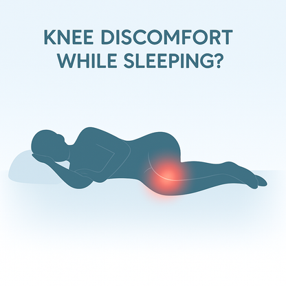 CloudKnee™ - Side-Sleep Knee Pillow with Strap