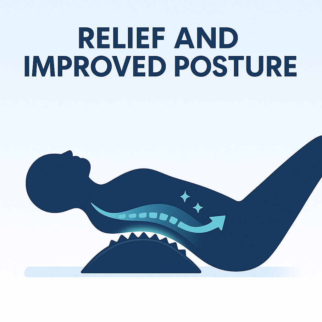 SpinalEase™ - Back Stretcher Pillow